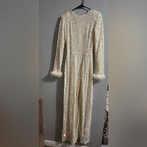 Sequin floor length gown